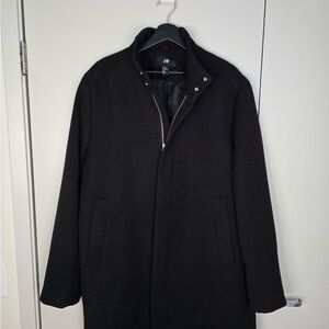 H&M Men's Black Coat